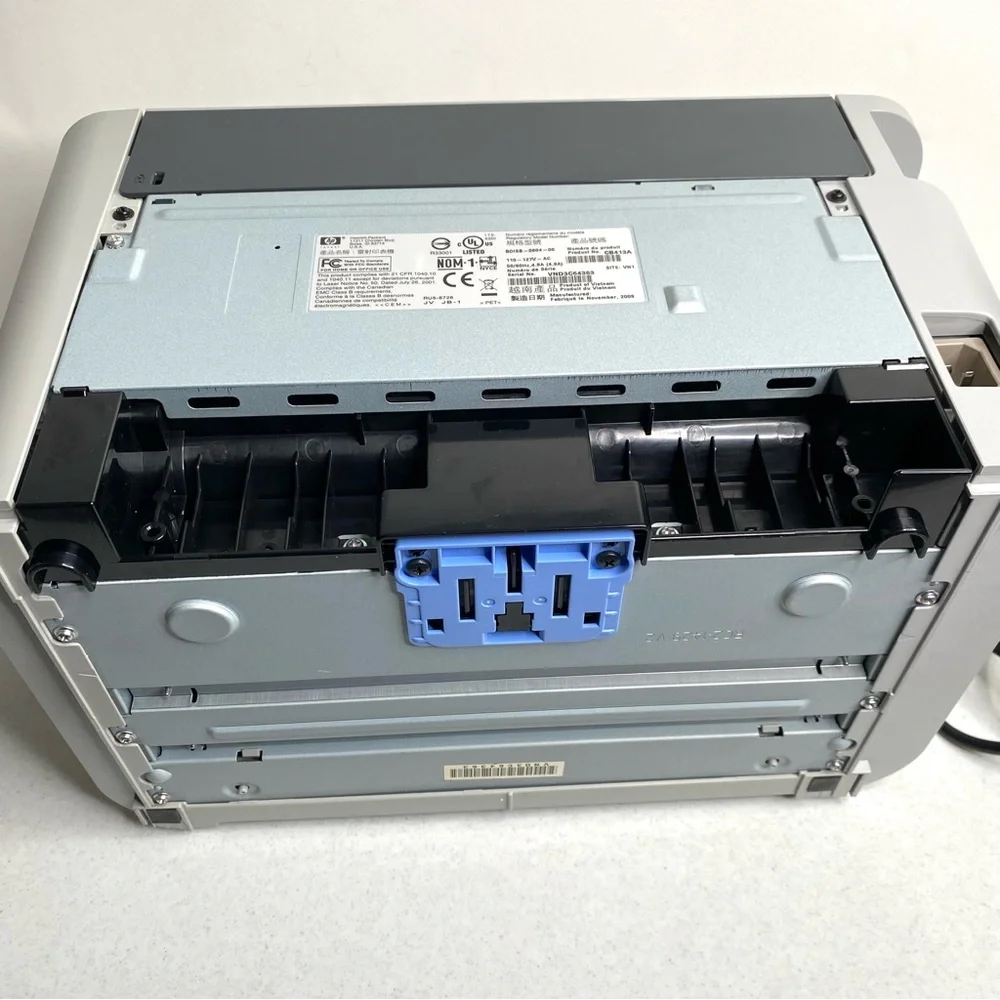 HP LaserJet P1505N Standard Laser Printer NO TONER TESTED